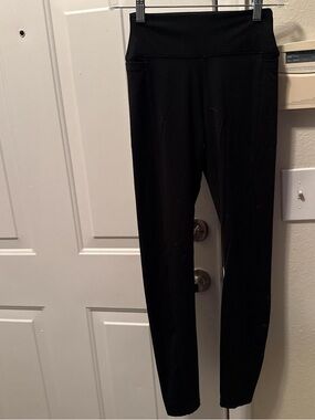 PINK Victoria's Secret Black High-Waist Leggings